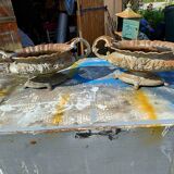 Pair of 1900 Cast Iron Planters from Charleville-Mézières in Rocaille Style