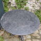 Round metal table
