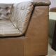 Vintage modular patchwork leather sofa, 1970s