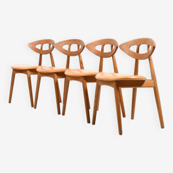 Old Set of Eye Chairs by Ejvind A. Johansson