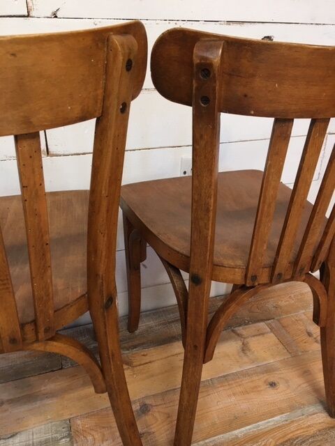 Pair of Luterma bistro chairs 1950