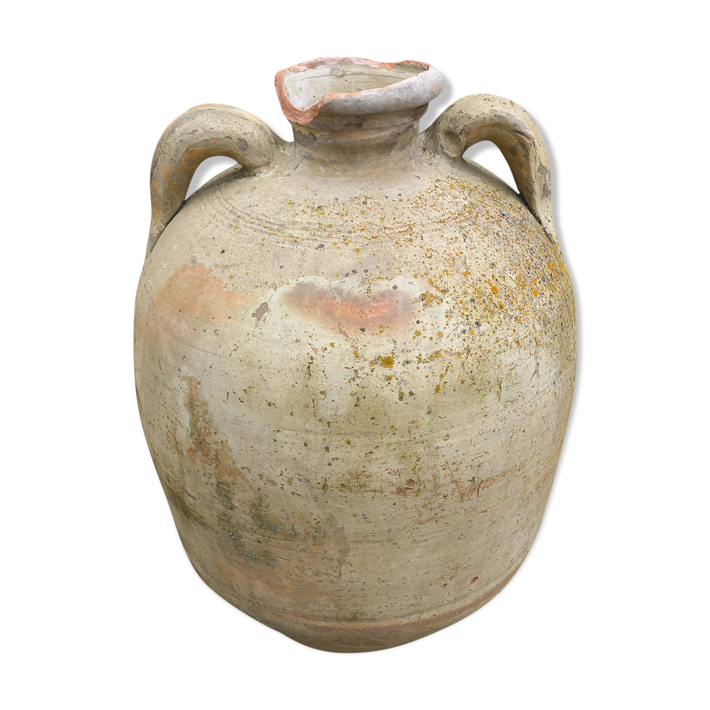 Old terracotta jar