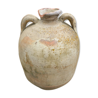 Old terracotta jar