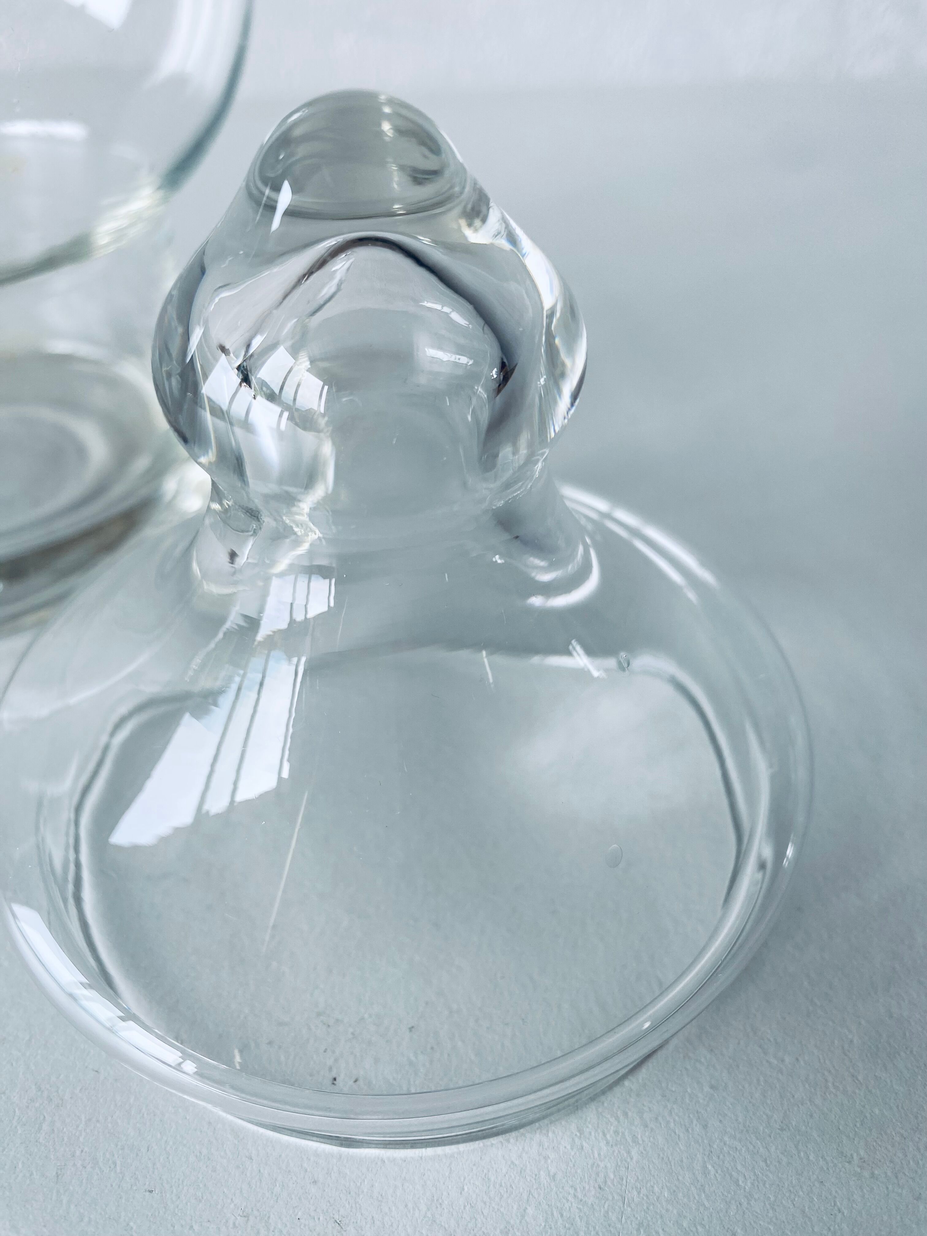 Apothecary shaped glass bottle