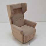 Comfortable armchair with wheels, Czechoslovakia, 1950's