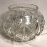 Old vase ball crystal polished form geometric