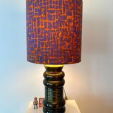 AK-Keramik: Olive lamp from a Mid Century vase