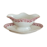 Gravy boat en Terre de Fer Saint Amand and Hamage service Murier