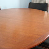 Scandinavian teak table and 6 chairs