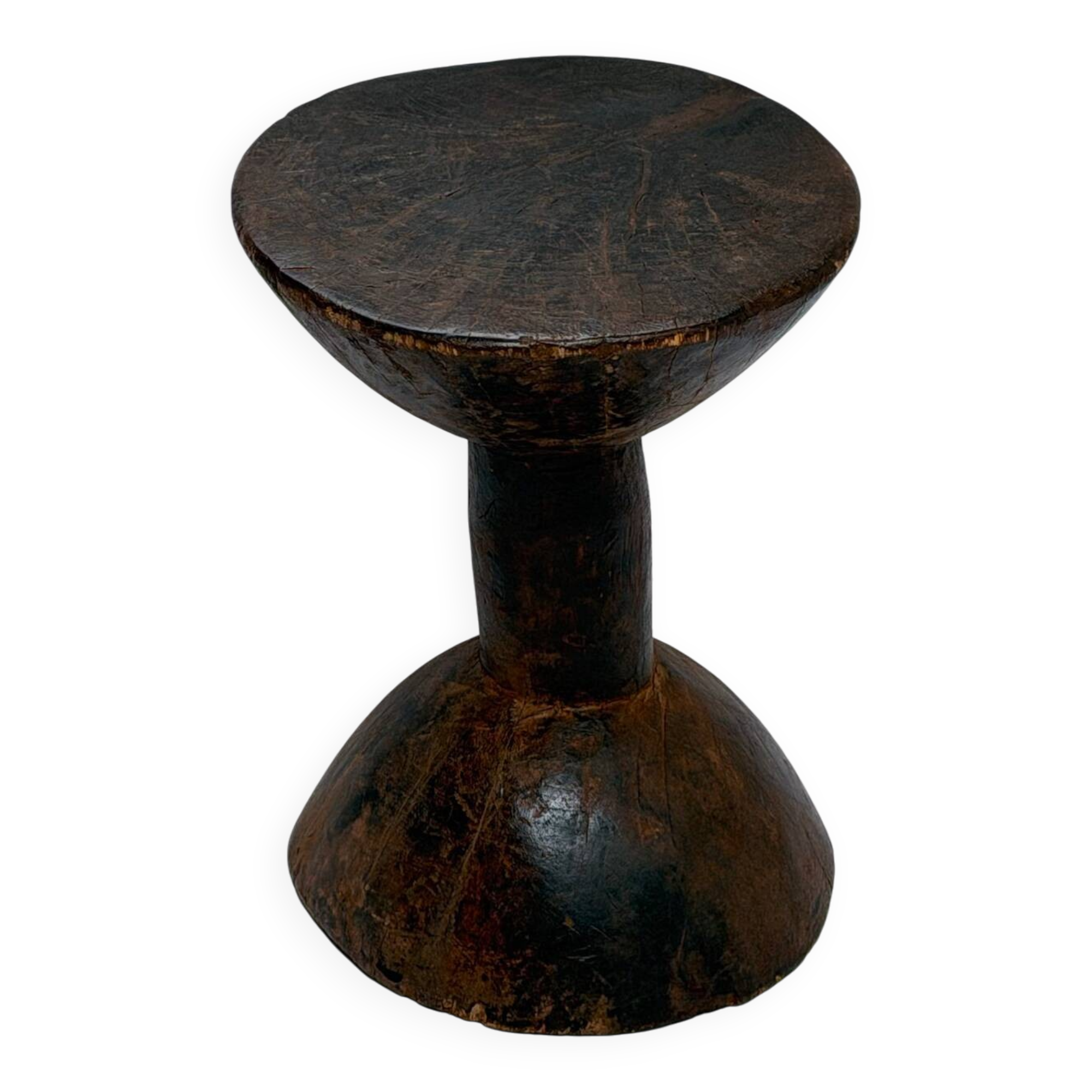 Senoufo stool in raw wood (Burkina Faso)