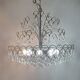 Vintage Italian Crystal Chandelier 8 Lights