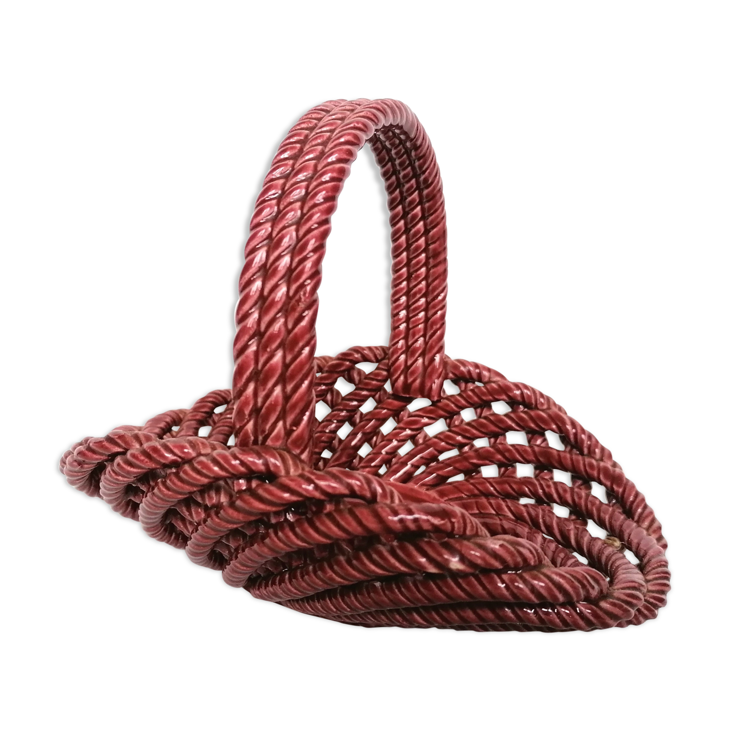 Braided basket in slurry