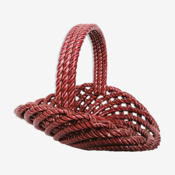 Braided basket in slurry