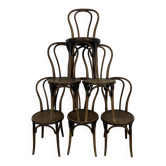 Set of 6 Bentwood Bistro Chairs N 18