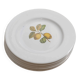 Set of 5 flat plates "Orchard"