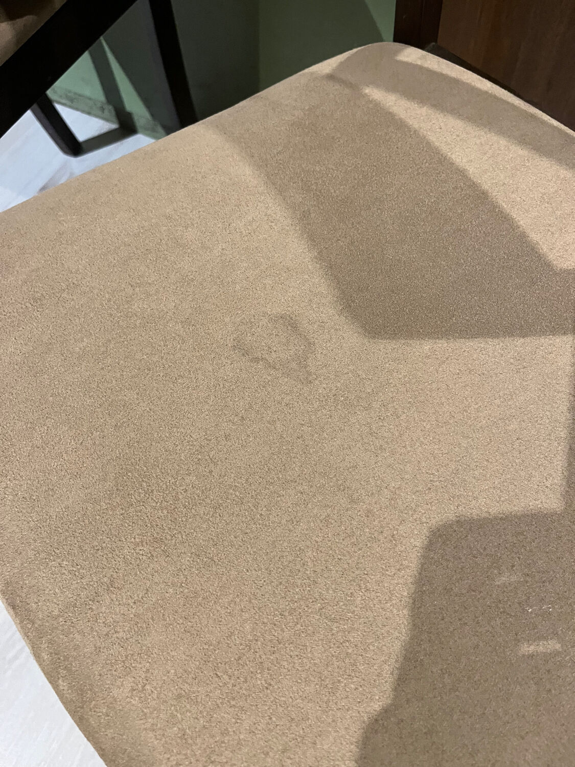 Set of 6 vintage wood and velvet chairs