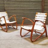 Pair of armchairs by Jan Vanek for Up Zavody 1930