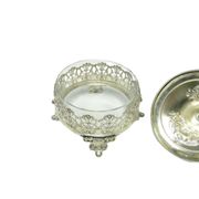 Bonbonniere, Art Nouveau, silver-plated brass, Germany, early 20th century