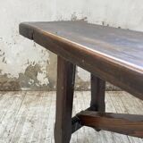 Solid oak bench