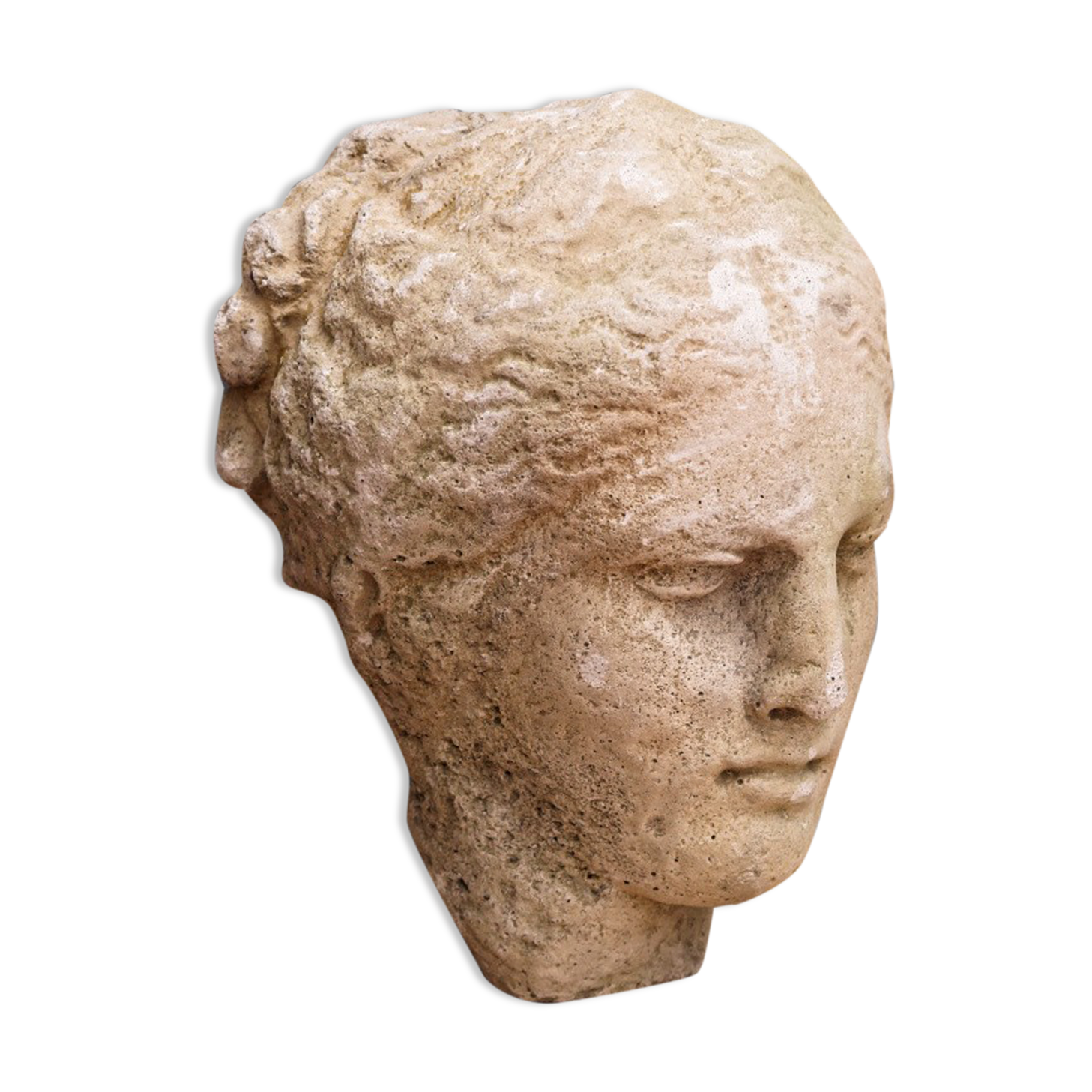 Reconstituted stone – goddess Hygie