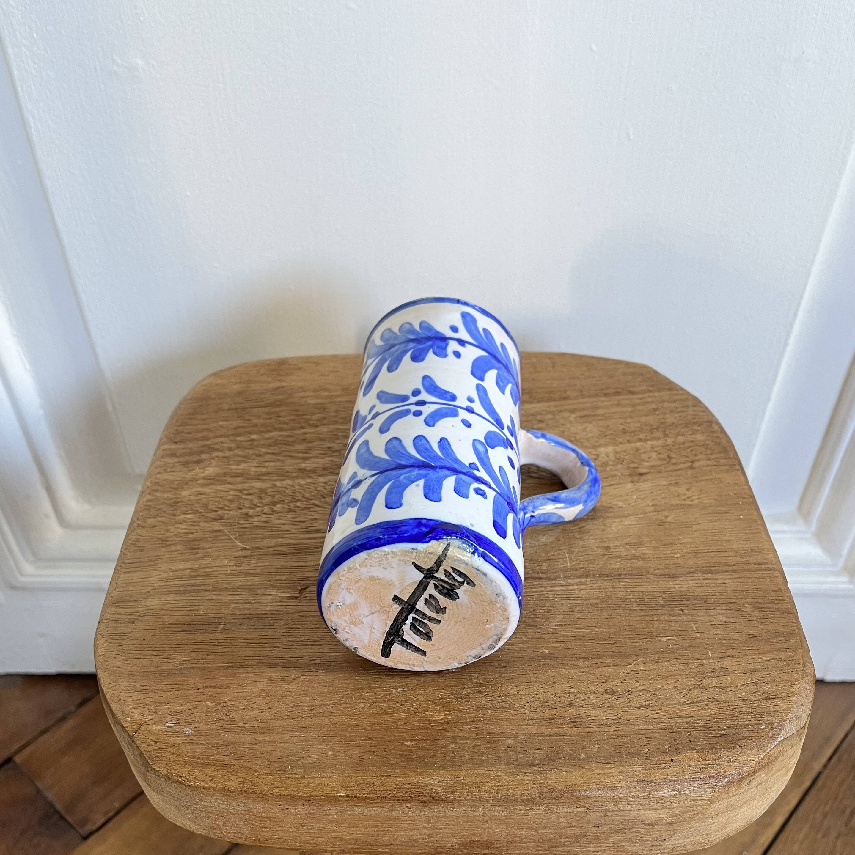 Vintage ceramic mug from Toledo