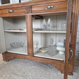Antique Art Deco buffet in solid oak