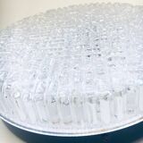 Space Age Glass Sconce Wall Lamp by Glashütte Limburg, 1960s