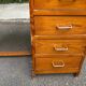 American wooden desk with 5 drawers