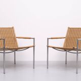 pair Martin Visser SZ01 Easy Chairs for 't Spectrum, 1960 Holland
