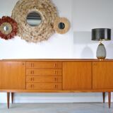 Scandinavian teak row 1970