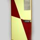 Porte-manteau géométrique vintage de Drevokov Blatna, années 1970
