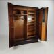 1920s Mahogany and Oak Compactom Ltd Gentleman’s Wardrobe