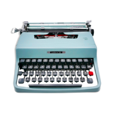 Typewriter Olivetti Lettera 32 green revised ribbon new