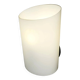 Vintage wall light in opaline glass, Italian design, 1980s.