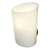 Vintage wall light in opaline glass, Italian design, 1980s.