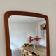 Vintage Danish teak mirror - beautiful edges