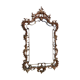 19th century baroque bronze mirror h= 104 cm