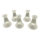 Ensemble de 5 bougeoirs réversibles en verre satiné