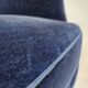 1960s, Danish 2-seater sofa. dark blue furniture velour.