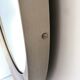 Round Mirror by Sergio Mazza for Artemide with Steel Frame, Italy
