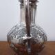 Silver metal teapot in Louis XV style