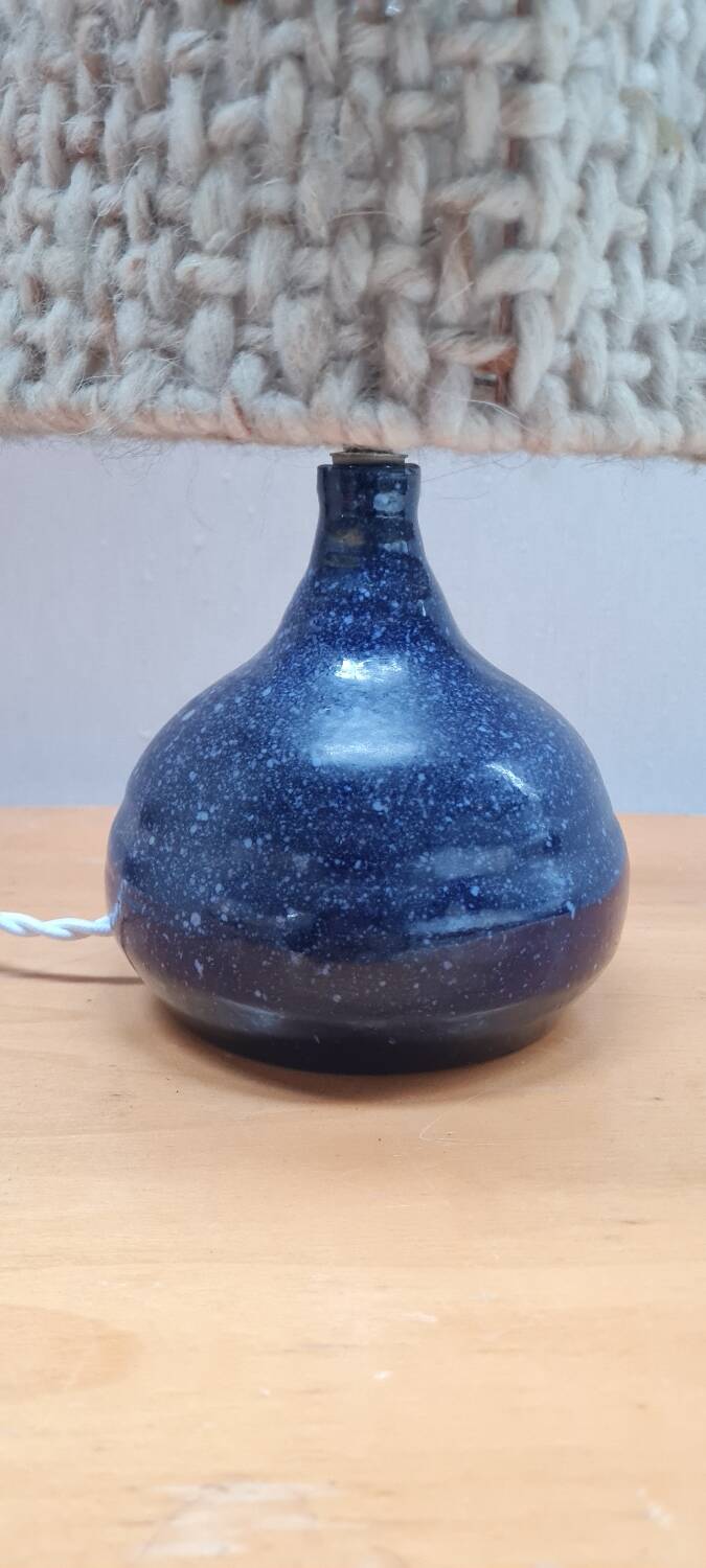 Lampe en grès vernissé 1960