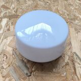 White opaline ceiling light 1970