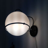 Wall lamp Raak opaline and chrome