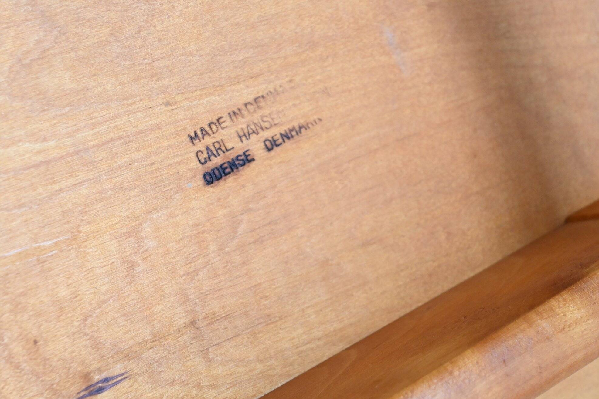 Chaises de salle à manger Hans Wegner Sawbuck CH30 Carl Hansen & Son Danemark 1952