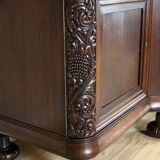 Interwar Oak Sideboard in Dark Brown, 1930s