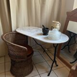 Bistro table in marble