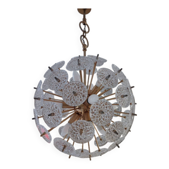 Lustre de crystal Val Saint Lambert