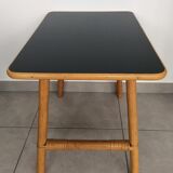 Table d'appoint rotin & bambou