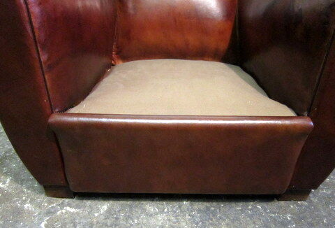 Folder moustache restored former club Chair